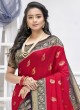 Traditional Saree In Red Color